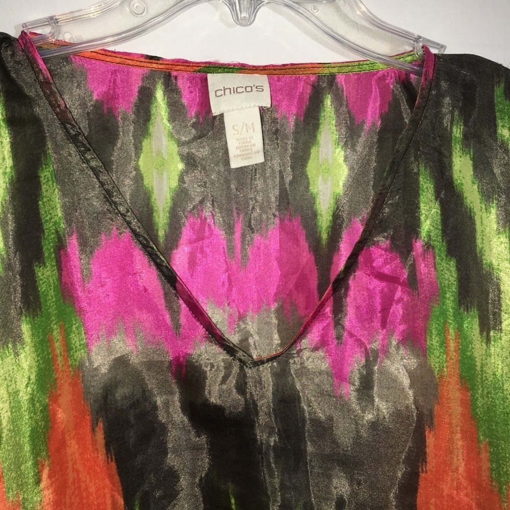 Chico’s Multi Color Top - Picture 2 of 4